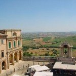 Piazza centrale Treia